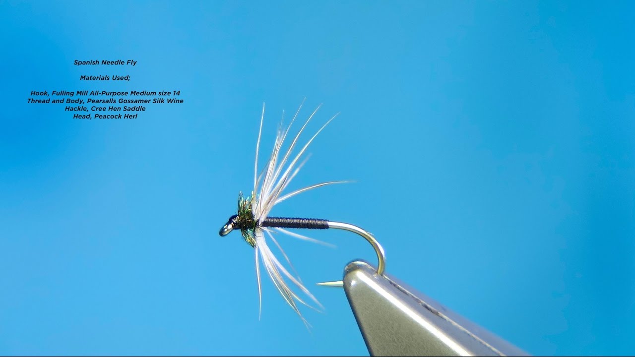 Tying-a-Spanish-Needle-Fly-Soft-HackleWet-with-Davie-McPhail