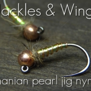 Fly-Tying-Romanian-Pearl-Jig-Nymph-Hackles-Wings