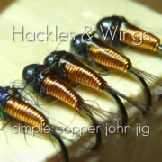 Fly-Tying-Simple-Copper-John-Jig-Hackles-Wings