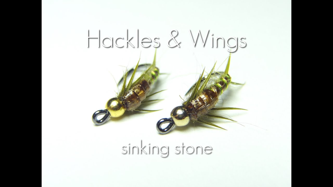 Fly-Tying-Sinking-Stone-Hackles-Wings
