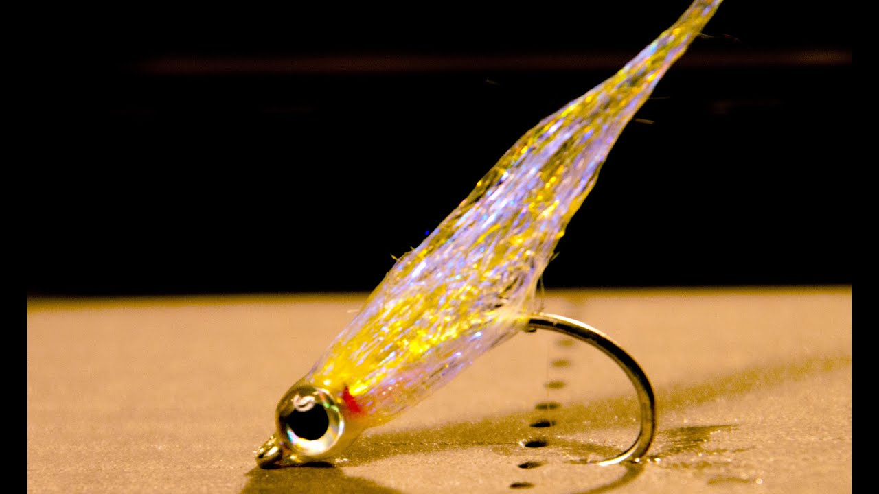 Small Fry - Glass Minnow - Small transparent baitfish pattern 