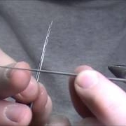 Using-a-tapered-needle-to-tie-a-Tube-Fly