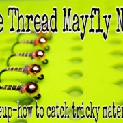 Olive-Thread-Mayfly-Nymph-plus-how-to-catch-materials