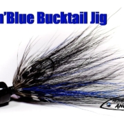 Black'n'Blue Bucktail Jig - classic bucktail jig tying tutorial 
