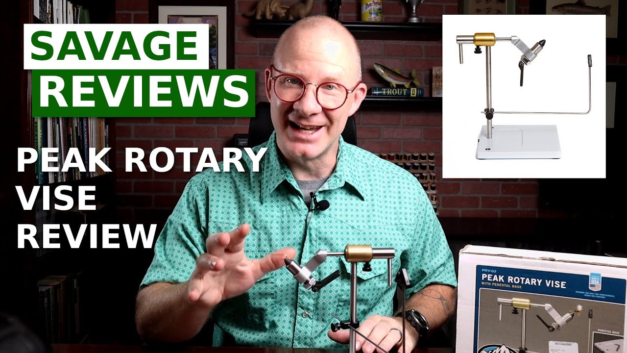 Fly Tying Vise Review - Peak Rotary (one of the BEST available