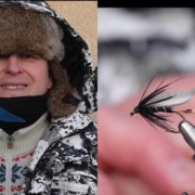 Challenge-winter-fly-tying-in-11degrees-in-Norway-winged-wet-fly