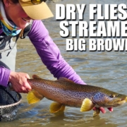 Fly-Fishing-Streamers-amp-Dry-Flies-How-To-Break-Down-a-Large-River-Run-Early-Spring-Brown-Trout
