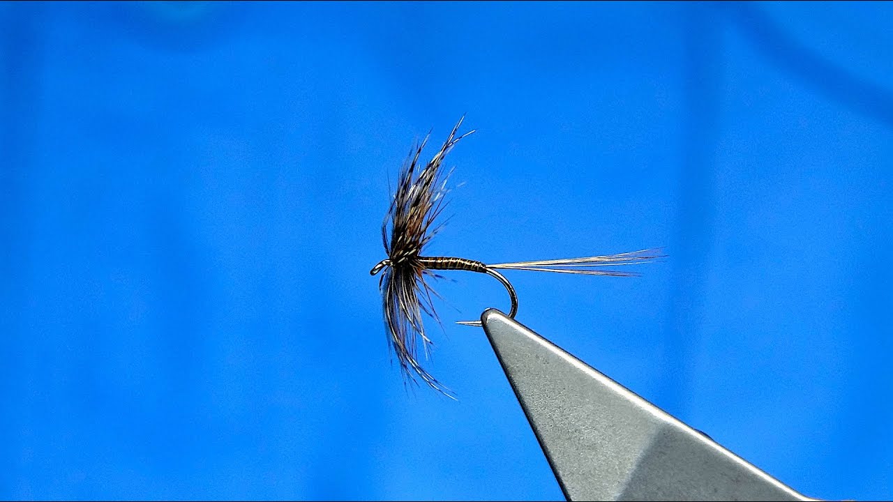 Tying-a-Clyde-Style-March-Brown-Spider-Dry-Fly-with-Davie-McPhail