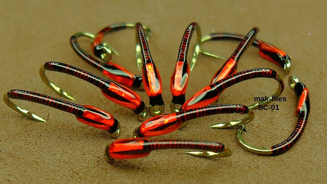 Fly-Tying-a-Black-amp-Red-Holographic-Buzzer-by-Mak