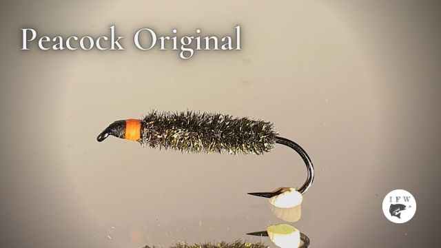 Tying-a-fly-called-Peacock-Original-Fly-Tying-tutorial-Ivars-Fly-Workshop